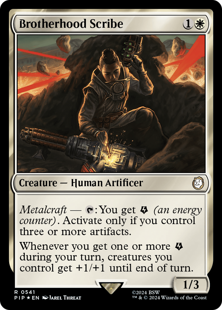 Brotherhood Scribe (Surge Foil) [Fallout] | Total Play