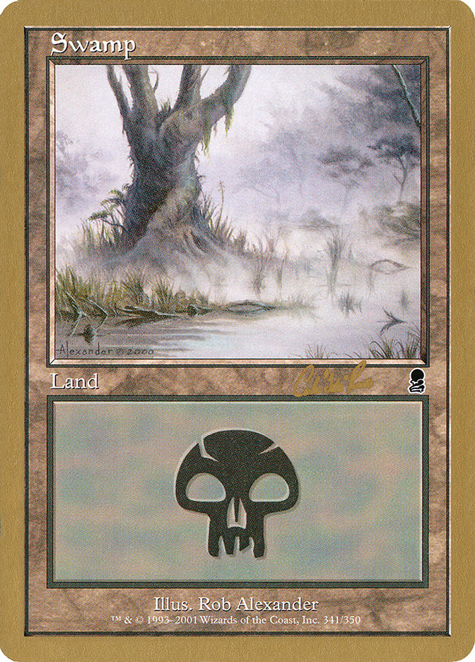 Swamp (cr341) (Carlos Romao) [World Championship Decks 2002] | Total Play