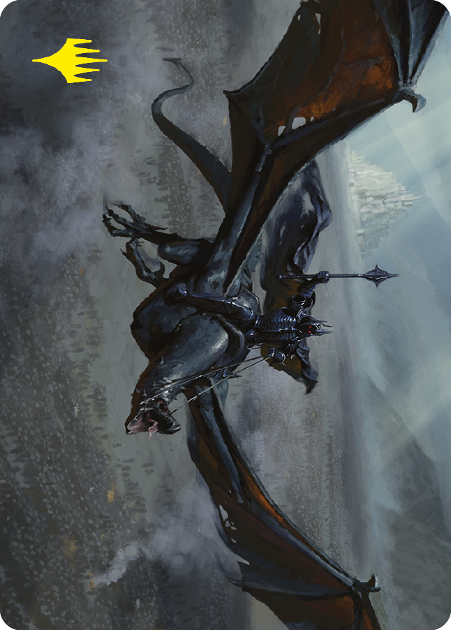 Lord of the Nazgul Art Card (Gold-Stamped Signature) [The Lord of the Rings: Tales of Middle-earth Art Series] | Total Play