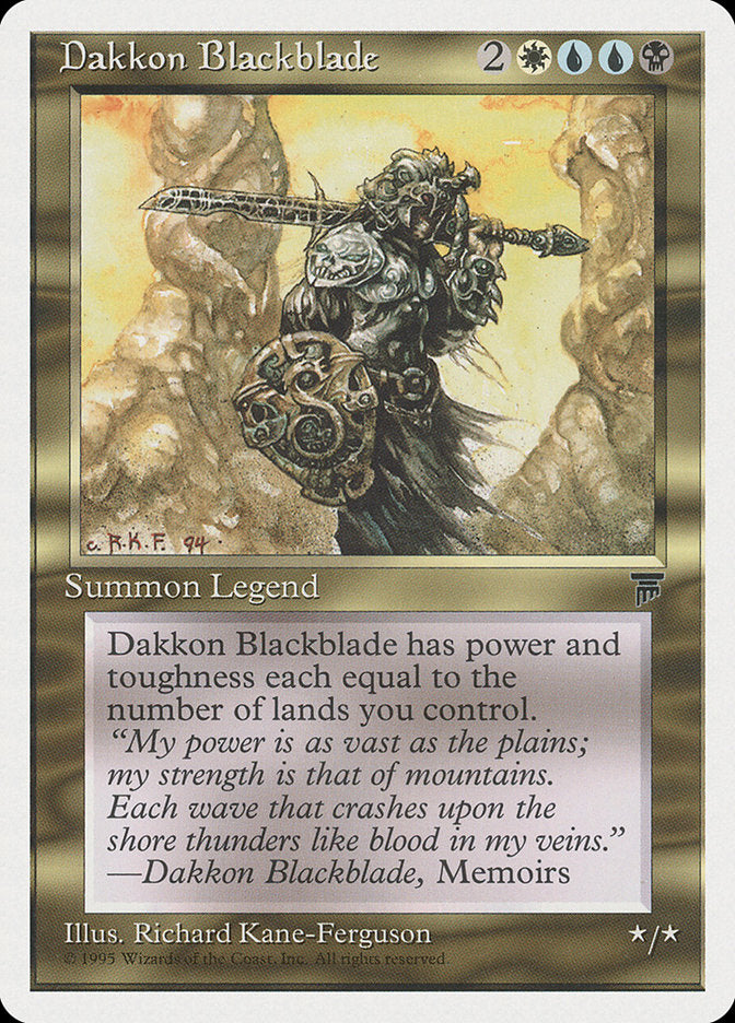 Dakkon Blackblade [Chronicles] | Total Play
