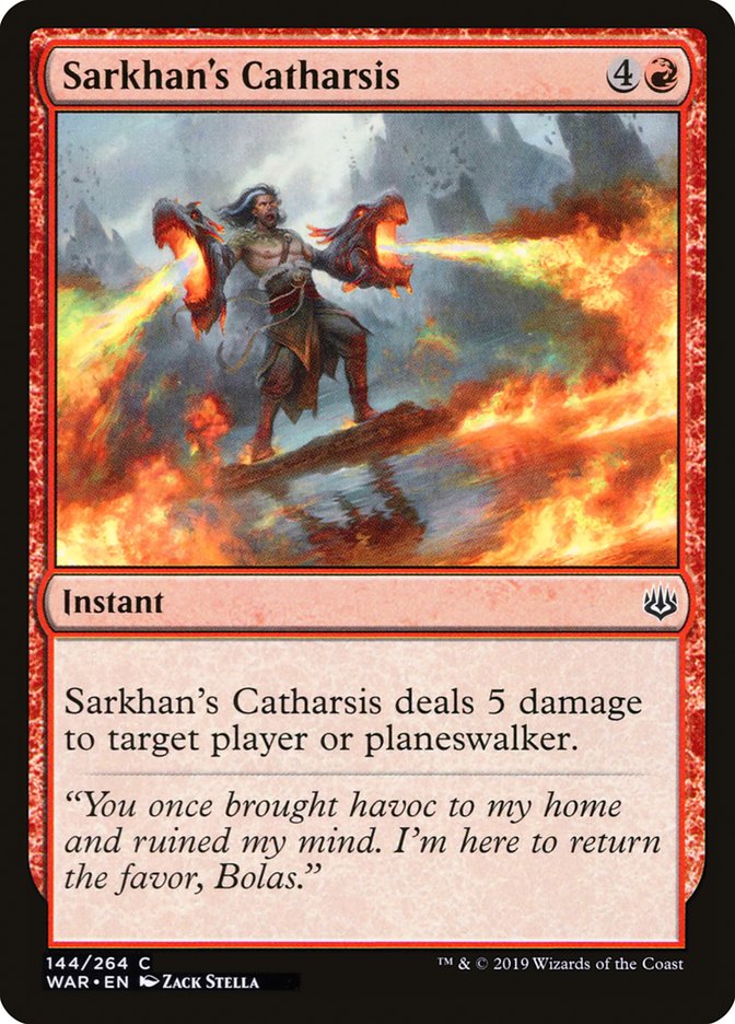 Sarkhan's Catharsis [War of the Spark] | Total Play