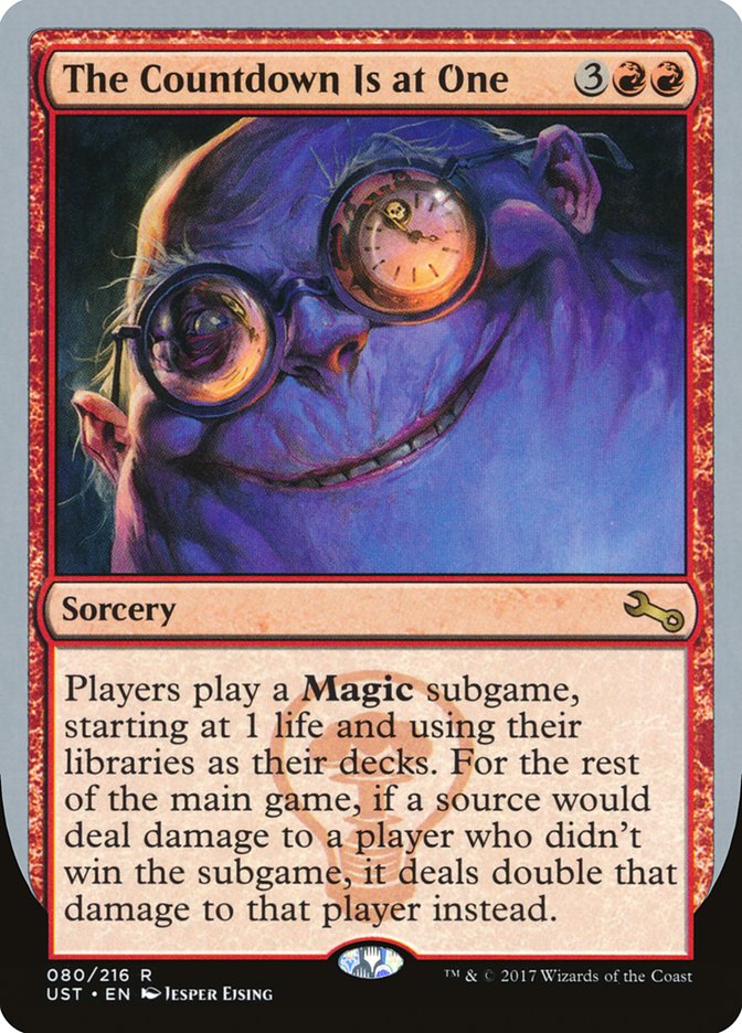 The Countdown Is at One [Unstable] | Total Play