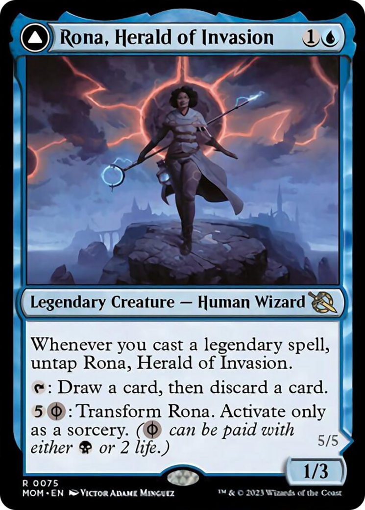 Rona, Herald of Invasion // Rona, Tolarian Obliterator [March of the Machine] | Total Play