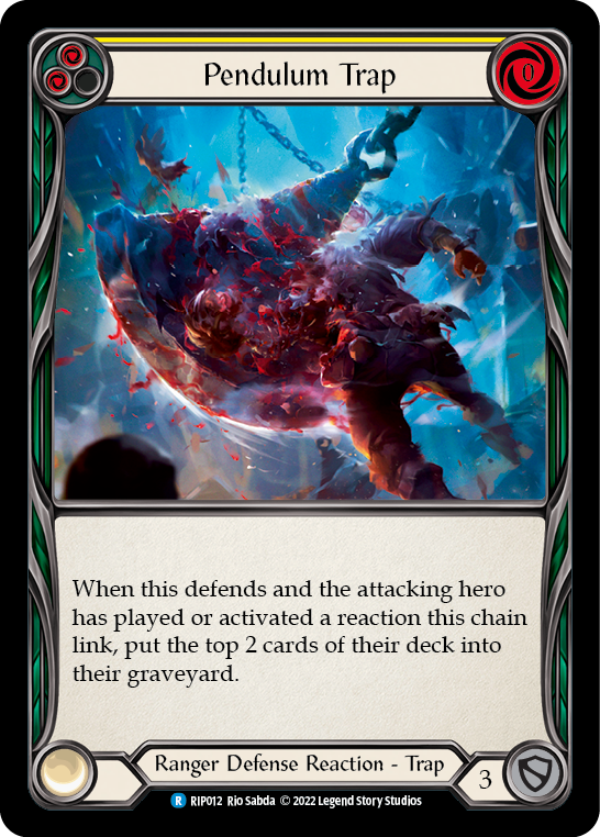 Pendulum Trap (Yellow) [RIP012] (Outsiders Riptide Blitz Deck) | Total Play