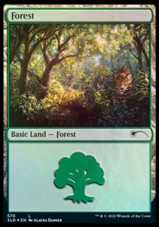 Forest (Cats) (576) [Secret Lair Drop Promos] | Total Play