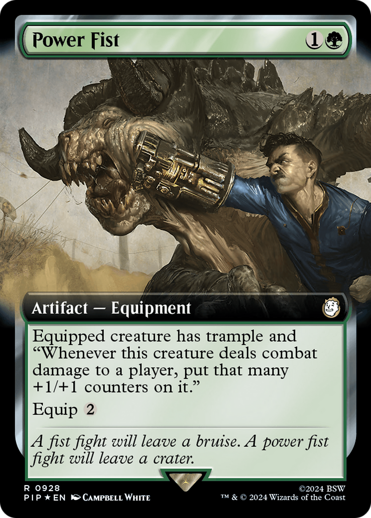 Power Fist (Extended Art) (Surge Foil) [Fallout] | Total Play