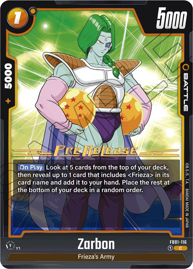 Zarbon [Awakened Pulse Pre-Release Cards] | Total Play
