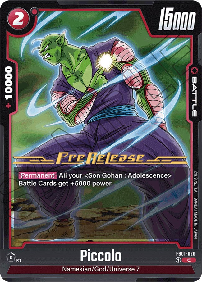Piccolo (FB01-020) [Awakened Pulse Pre-Release Cards] | Total Play