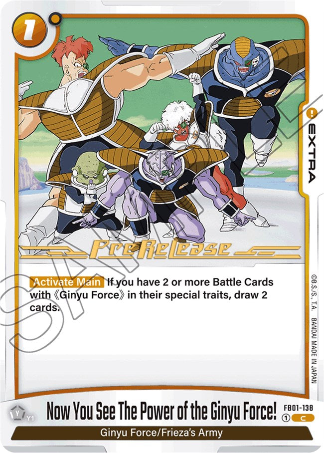 Now You See The Power of the Ginyu Force! [Awakened Pulse Pre-Release Cards] | Total Play