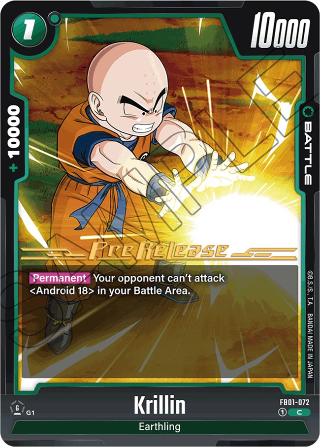 Krillin (FB01-072) [Awakened Pulse Pre-Release Cards] | Total Play