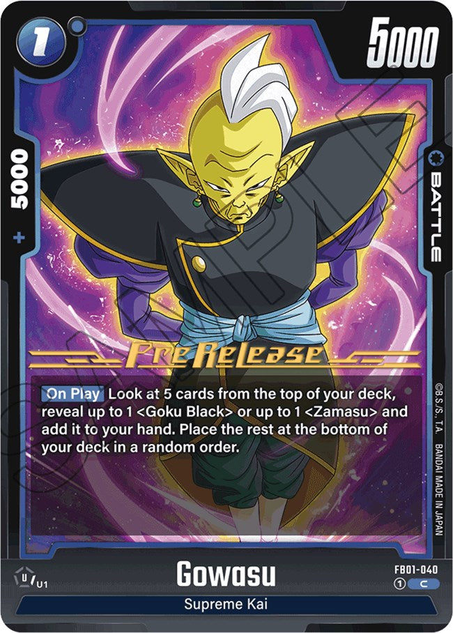 Gowasu (FB01-040) [Awakened Pulse Pre-Release Cards] | Total Play