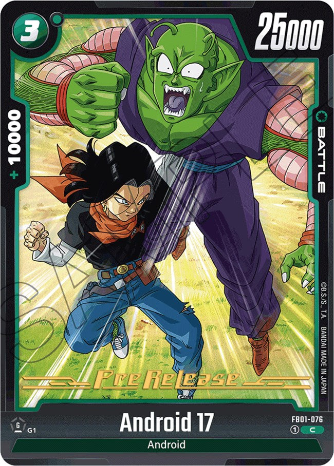 Android 17 (FB01-076) [Awakened Pulse Pre-Release Cards] | Total Play