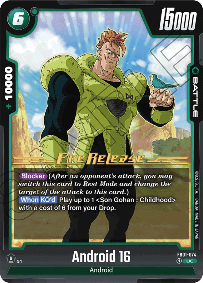 Android 16 (FB01-074) [Awakened Pulse Pre-Release Cards] | Total Play
