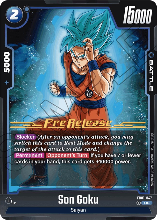 Son Goku (FB01-047) [Awakened Pulse Pre-Release Cards] | Total Play
