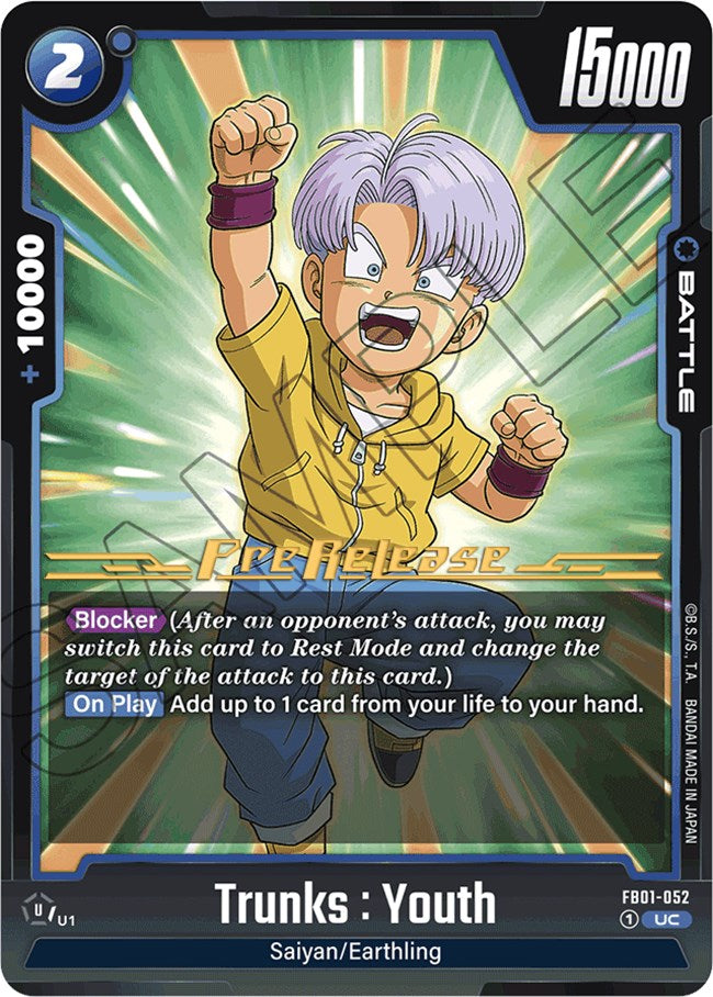 Trunks : Youth [Awakened Pulse Pre-Release Cards] | Total Play