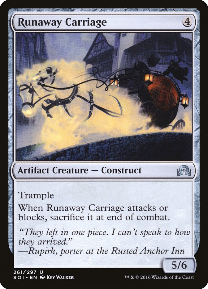 Runaway Carriage [Shadows over Innistrad] | Total Play