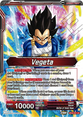 Vegeta // Vegeta, Awakened Feelings (SLR) (BT24-001) [Beyond Generations] | Total Play