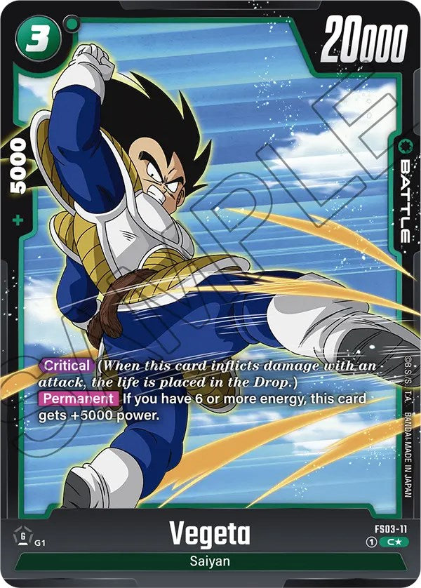 Vegeta (FS03-11) (Bonus Pack Alternate Art) [Starter Deck: Broly] | Total Play