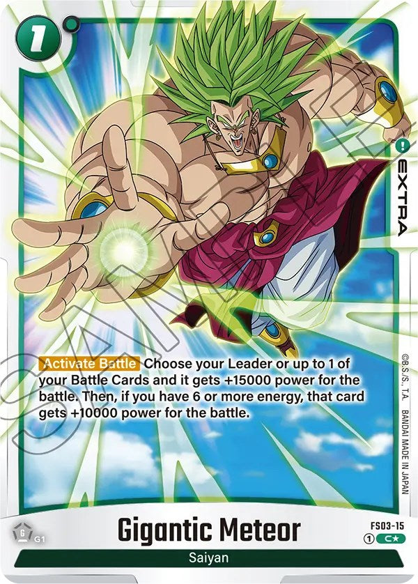 Gigantic Meteor (Bonus Pack Alternate Art) [Starter Deck: Broly] | Total Play