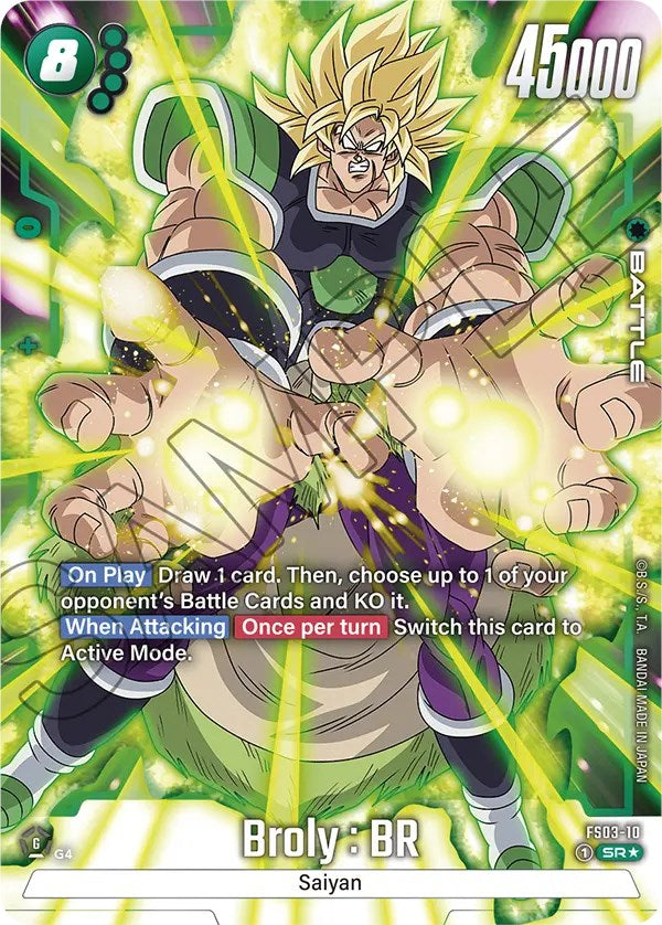 Broly : BR (Bonus Pack Alternate Art) [Starter Deck: Broly] | Total Play