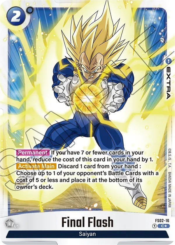 Final Flash (Bonus Pack Alternate Art) [Starter Deck: Vegeta] | Total Play