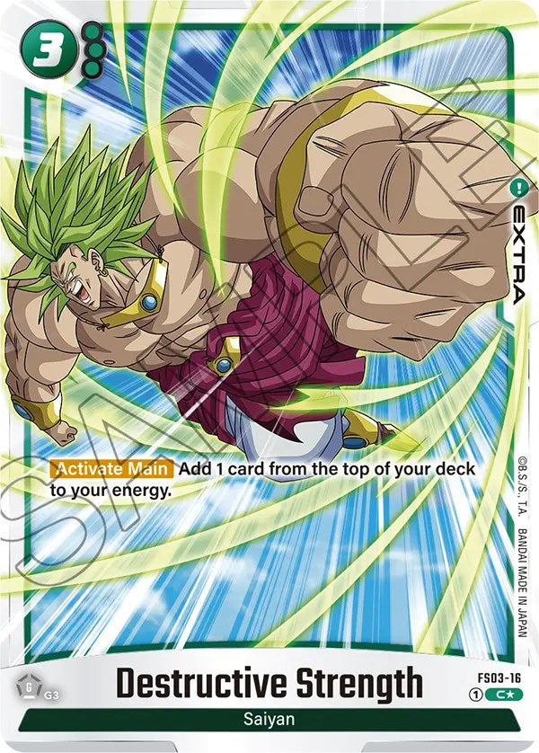 Destructive Strength (Bonus Pack Alternate Art) [Starter Deck: Broly] | Total Play