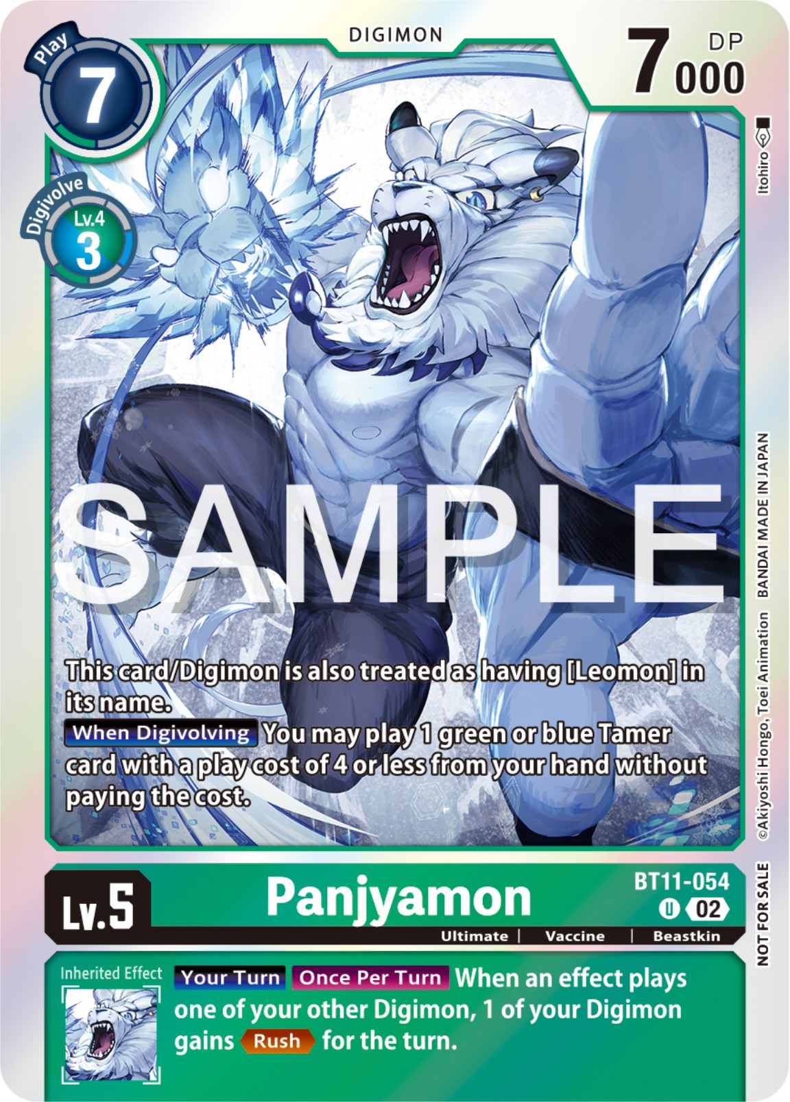 Panjyamon [BT11-054] (Event Pack 6) [Dimensional Phase Promos] | Total Play