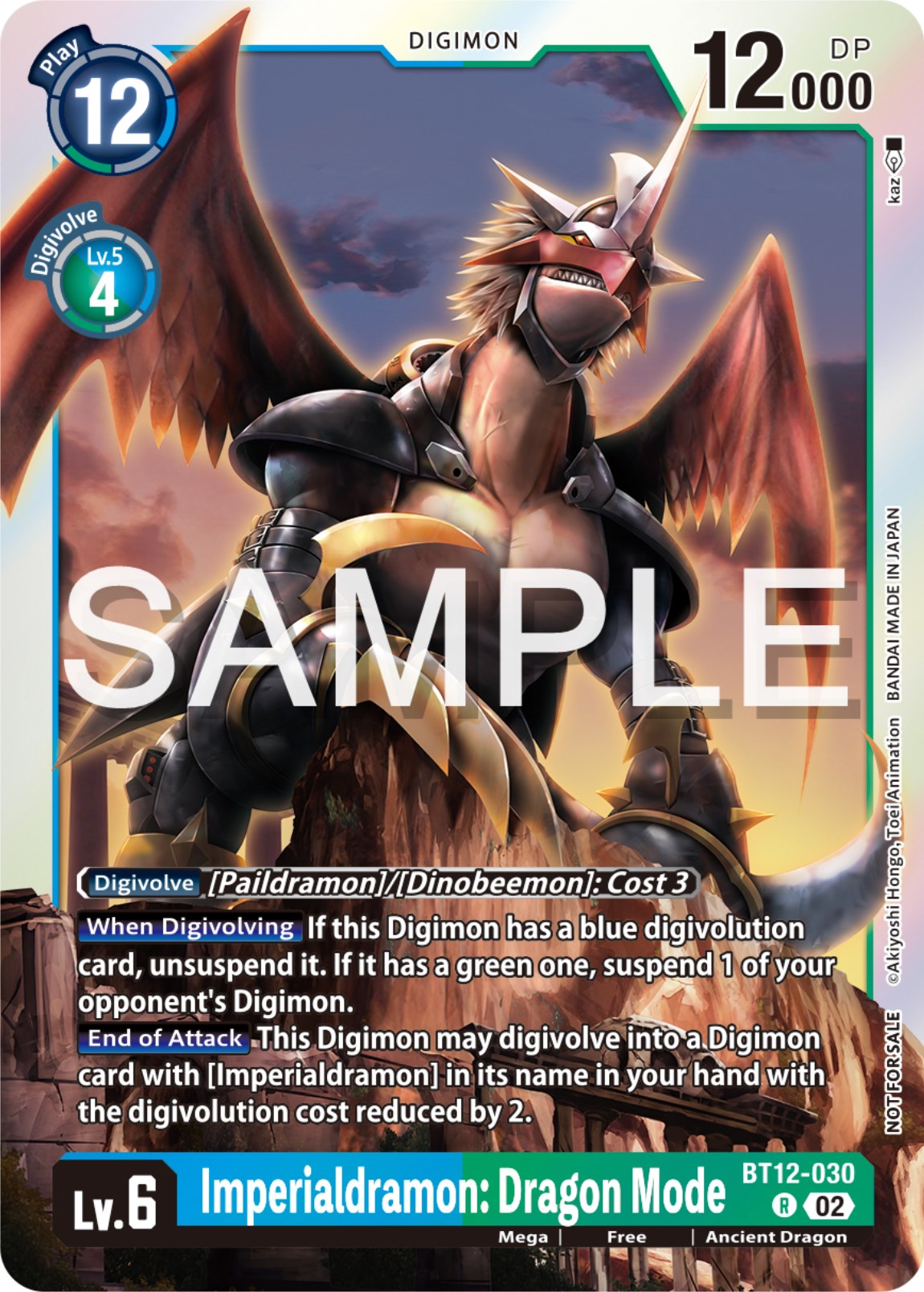 Imperialdramon: Dragon Mode [BT12-030] (Event Pack 6) [Across Time Promos] | Total Play