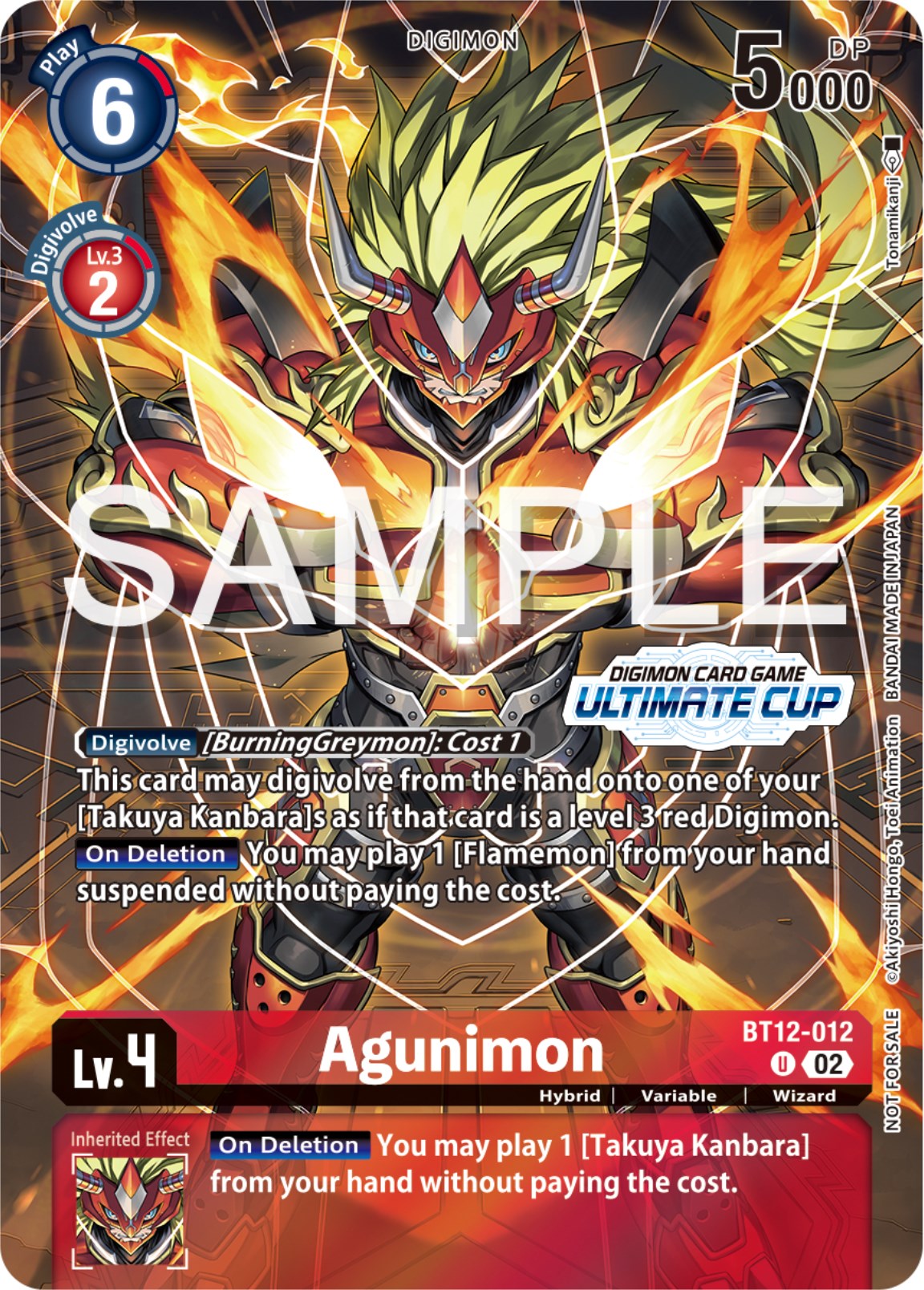 Agunimon [BT12-012] (Ultimate Cup 2024) [Across Time Promos] | Total Play