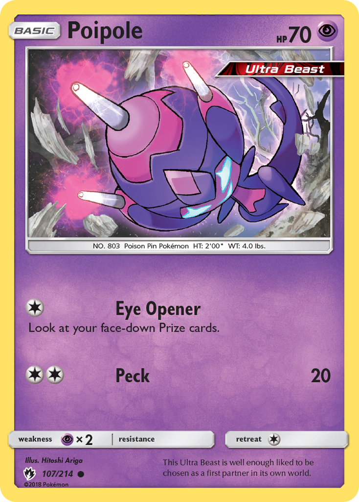 Poipole (107/214) [Sun & Moon: Lost Thunder] | Total Play