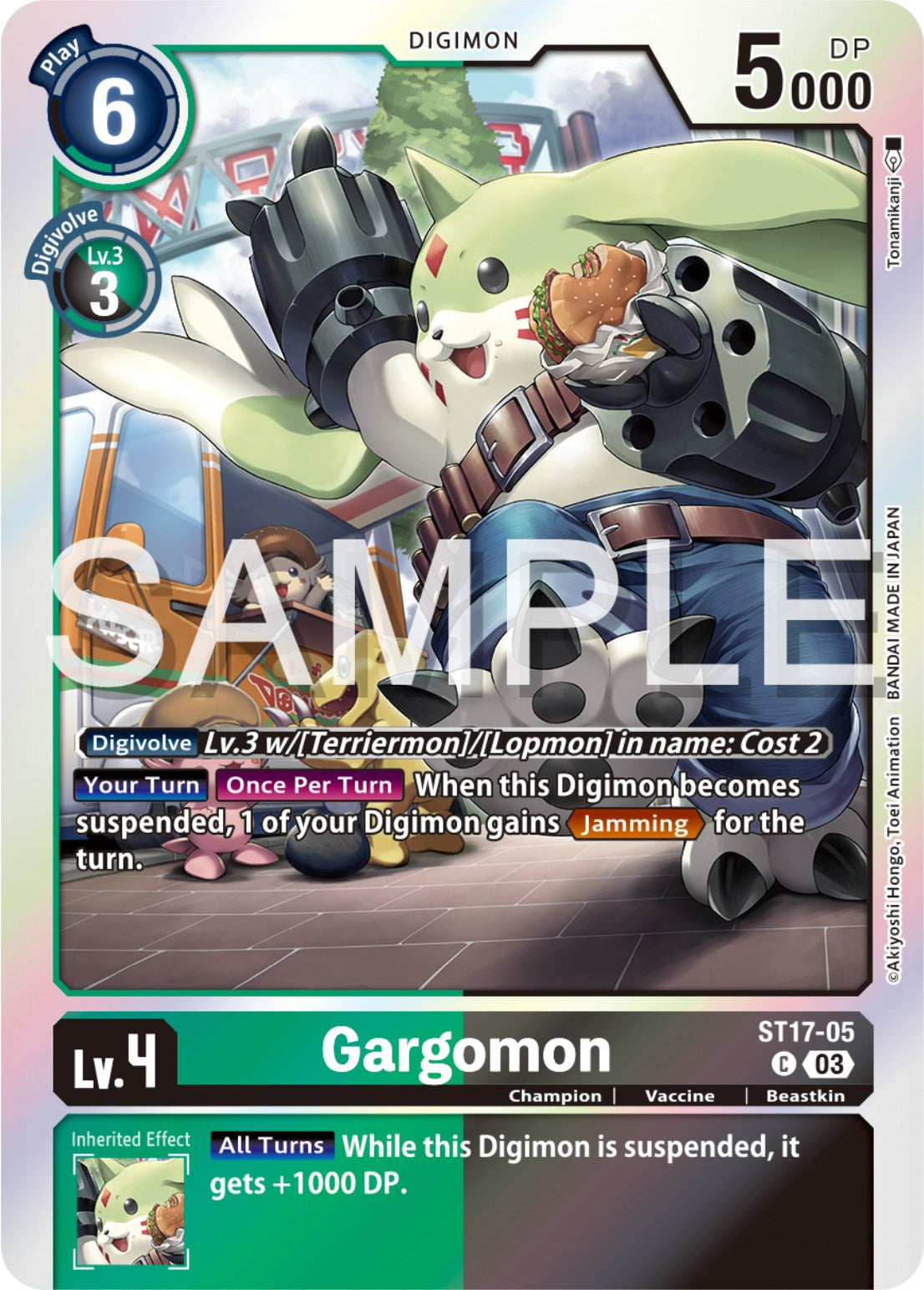 Gargomon [ST17-05] [Starter Deck: Double Typhoon Advanced Deck Set] | Total Play