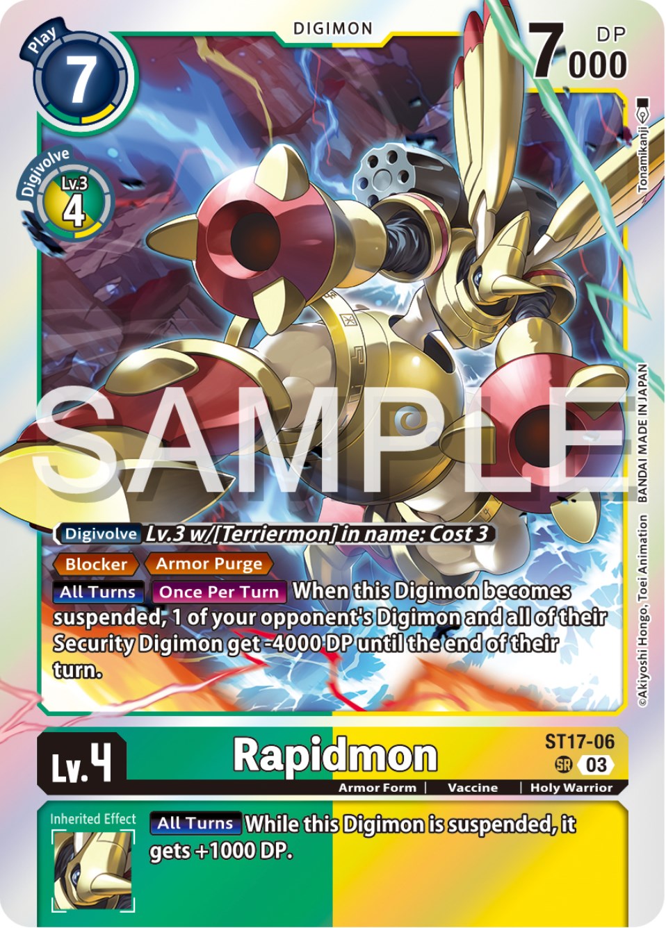 Rapidmon [ST17-06] [Starter Deck: Double Typhoon Advanced Deck Set] | Total Play