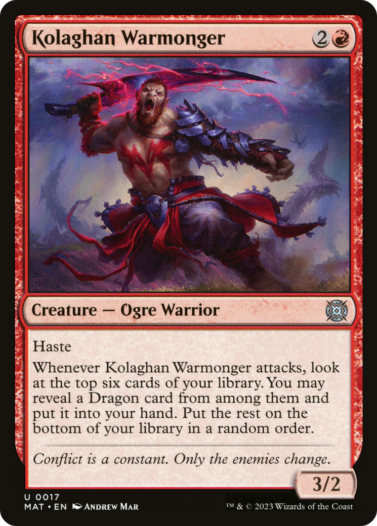 Kolaghan Warmonger [March of the Machine: The Aftermath] | Total Play