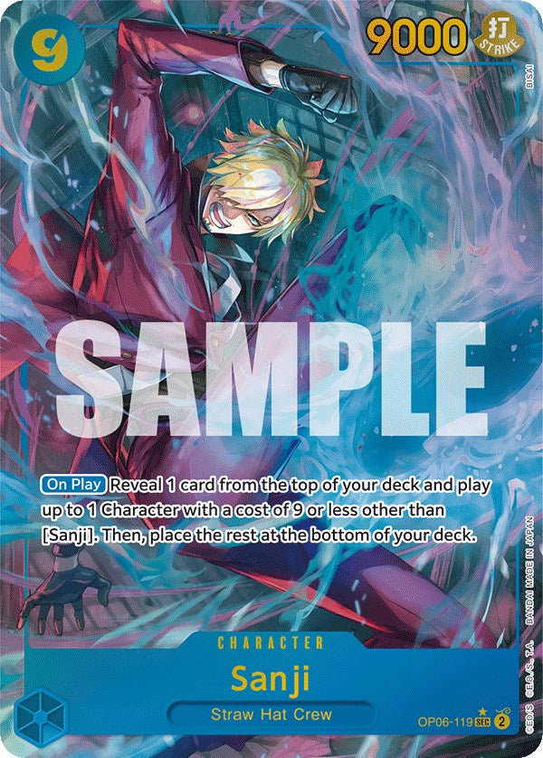 Sanji (Alternate Art) [Wings of the Captain] | Total Play