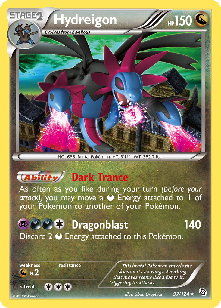 Hydreigon (97/124) [Black & White: Dragons Exalted] | Total Play