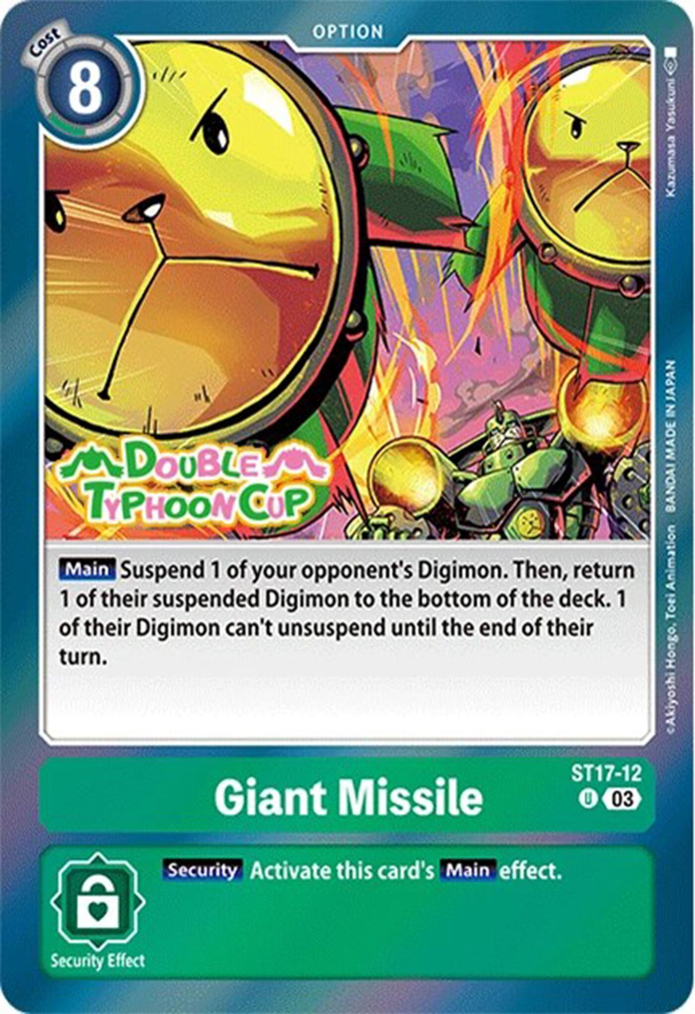 Giant Missile [ST17-12] [Starter Deck: Double Typhoon Advanced Deck Set Pre-Release Cards] | Total Play