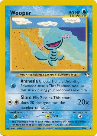 Wooper (82/111) [Neo Genesis Unlimited] | Total Play