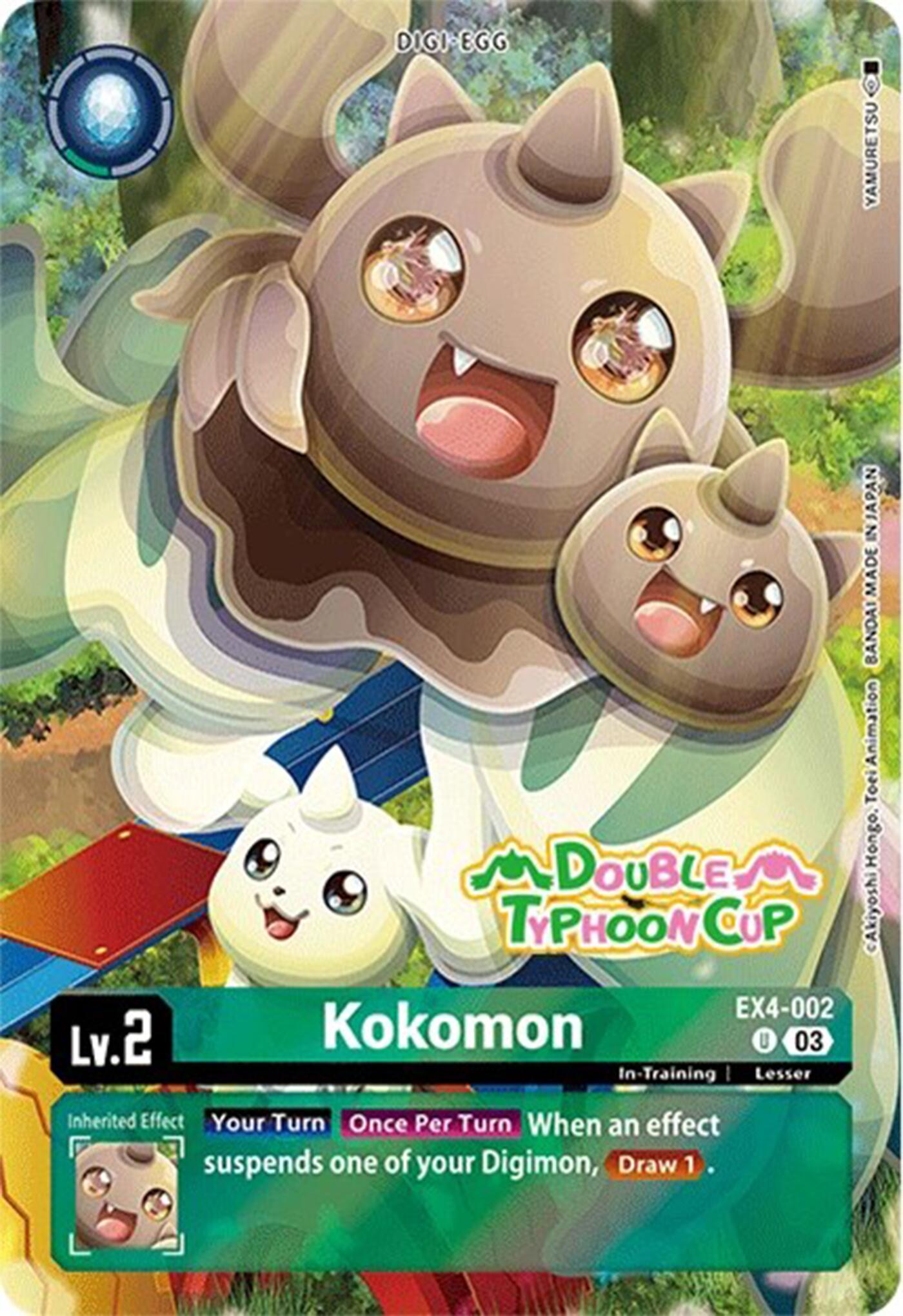 Kokomon [EX4-002] (Bonus Pack) [Starter Deck: Double Typhoon Advanced Deck Set Pre-Release Cards] | Total Play