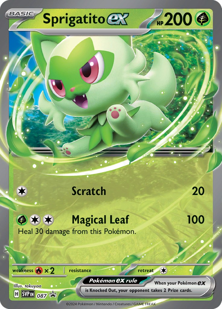 Sprigatito ex (087) [Scarlet & Violet: Black Star Promos] | Total Play