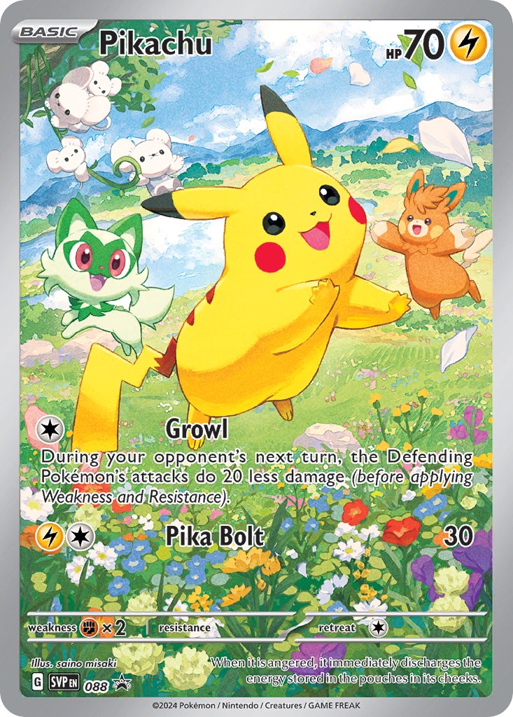 Pikachu (088) [Scarlet & Violet: Black Star Promos] | Total Play