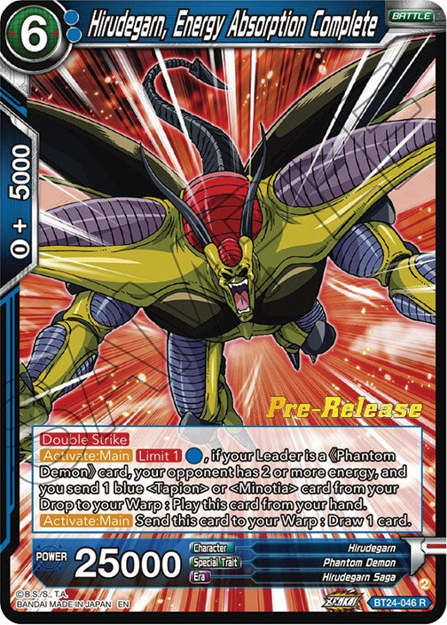 Hirudegarn, Energy Absorption Complete (BT24-046) [Beyond Generations Prerelease Promos] | Total Play
