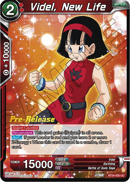 Videl, New Life (BT24-020) [Beyond Generations Prerelease Promos] | Total Play