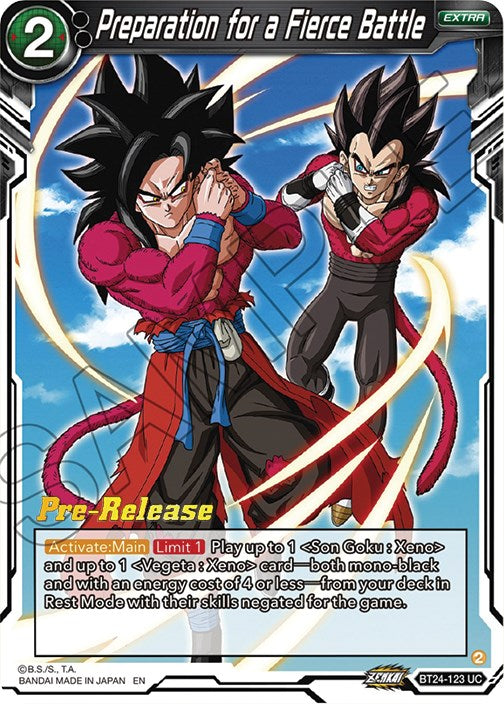 Preparation for a Fierce Battle (BT24-123) [Beyond Generations Prerelease Promos] | Total Play
