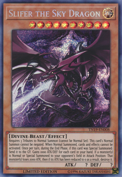 Slifer the Sky Dragon [TN19-EN008] Prismatic Secret Rare | Total Play