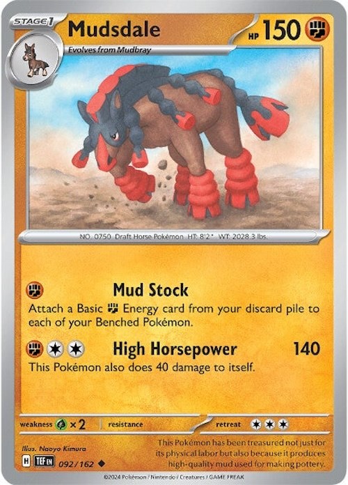 Mudsdale (092/162) [Scarlet & Violet: Temporal Forces] | Total Play