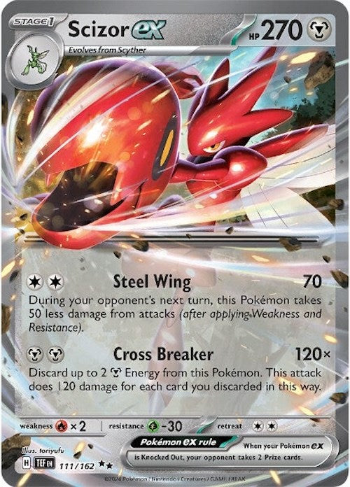 Scizor ex (111/162) [Scarlet & Violet: Temporal Forces] | Total Play