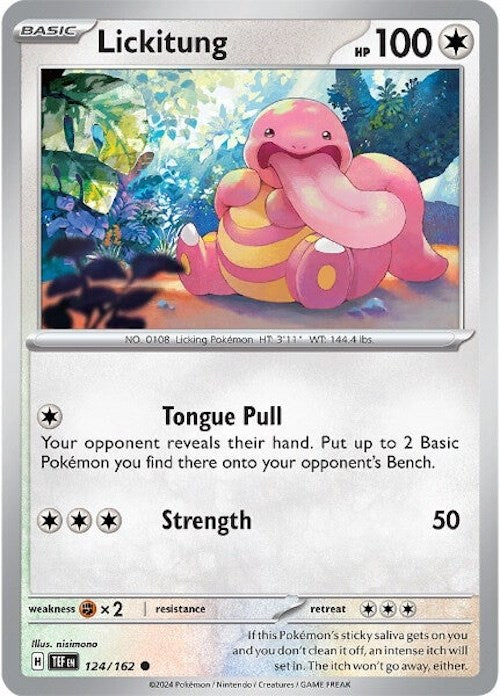 Lickitung (124/162) [Scarlet & Violet: Temporal Forces] | Total Play