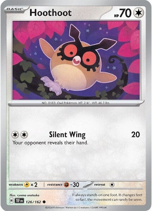 Hoothoot (126/162) [Scarlet & Violet: Temporal Forces] | Total Play