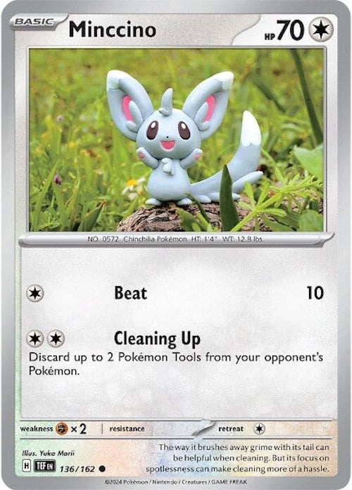 Minccino (136/162) [Scarlet & Violet: Temporal Forces] | Total Play