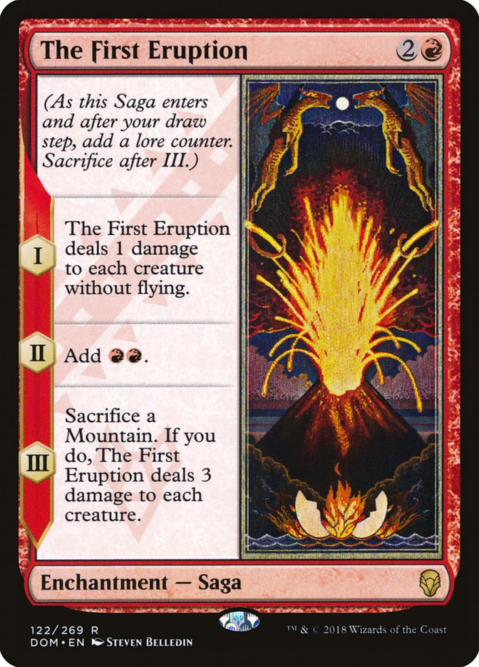 The First Eruption [Dominaria] | Total Play